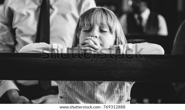 Child Praying Inside Church Stock Photo 769312888 | Shutterstock