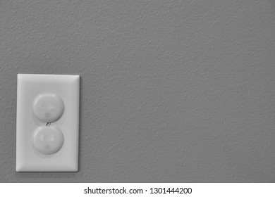 Child Proofed Covered Electric Outlet                        