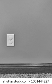 Child Proofed Covered Electric Outlet                        