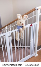 A Child Safety Gate And Stairs