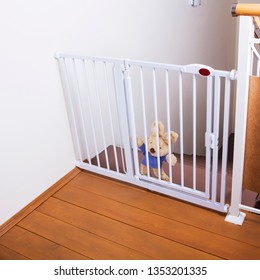 A Child Safety Gate And Stairs