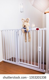 A Child Safety Gate And Stairs