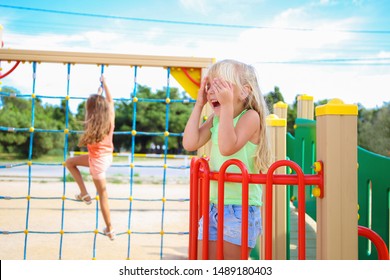 Child Screams In The Playground.