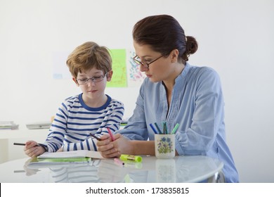 Child In Speech Therapy