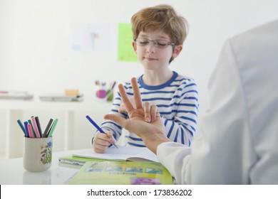 Child In Speech Therapy