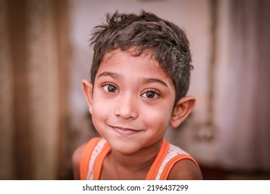 Child In Sri Lankan Beautiful Eyes And Face