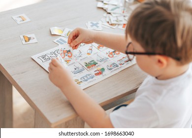 The Child Is Studying At Home, English Learning With Cards, Educational Games For Children, Teaching Gifted Children, Children Of Genius