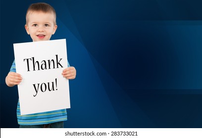 Child Thank You Cheerful Stock Photo 283733021 | Shutterstock