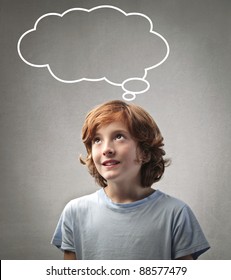 Child Thinking Stock Photo 88577479 | Shutterstock