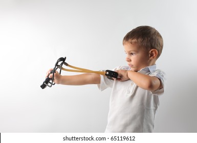 Child Using A Sling