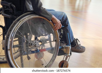 Child In A Wheelchair