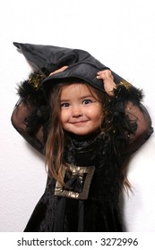 Child In Witch Costume