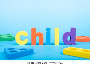 Child Word Written Wooden Alphabets Blocks Stock Photo 1969611466 ...