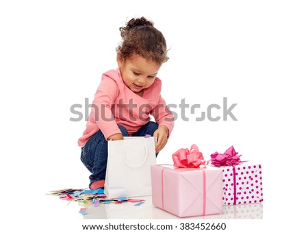 Similar – Image, Stock Photo Two little kids holding her hands on a summer day