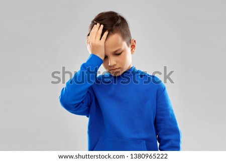 Similar – Image, Stock Photo Facepalm