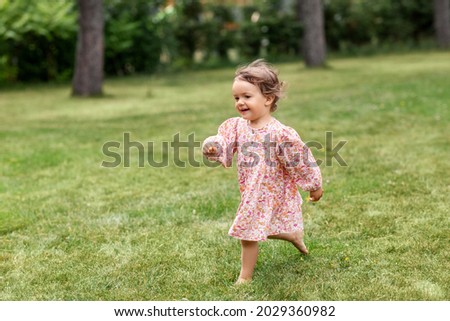 running across Joy Happy