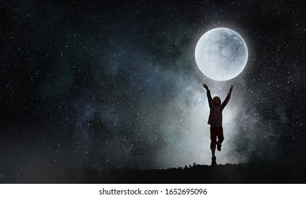 113,447 Child Moon Images, Stock Photos & Vectors | Shutterstock