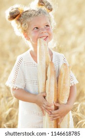 Children with bread