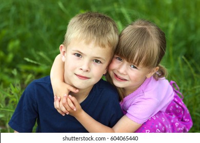 Children Brother Sister Hugging Each Other Stock Photo (Edit Now) 441089083