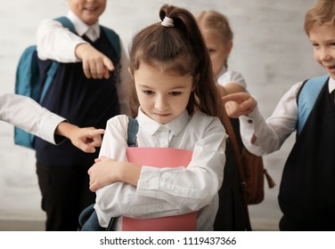 Children Bullying Their Classmate Indoors