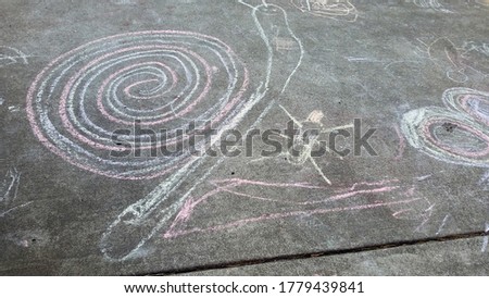 Similar – Image, Stock Photo horny chalk Chalk