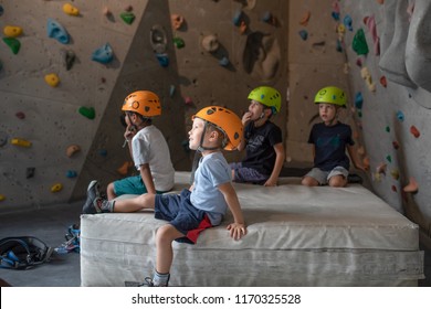 Children In The Climbing Gym