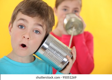 640 Children string telephone Images, Stock Photos & Vectors | Shutterstock