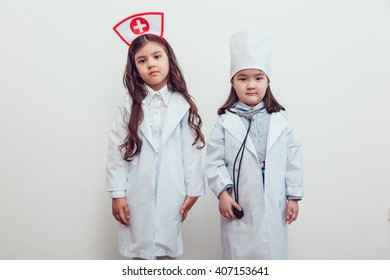 Children Dressed As A Doctor