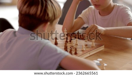 Children Engaging in Chess at School Competitions. Teenagers Brain development no face Move is decision fraught with consequences, requiring to foresee consequences choices, consider tactics opponents