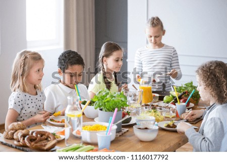 Image, Stock Photo basil Food