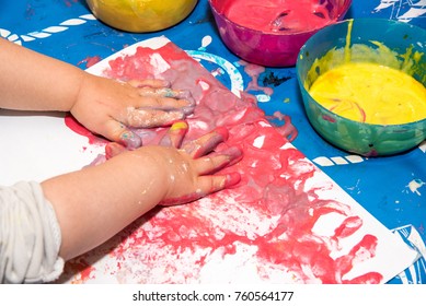 Children Finger Painting