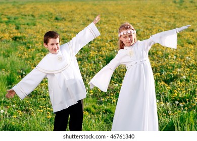 Children In First Holy Communion, Clear Conscience