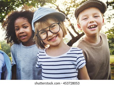 Children Friendship Togetherness Playful Happiness Concept - Powered by Shutterstock