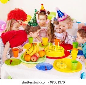 Children happy birthday party . - Powered by Shutterstock