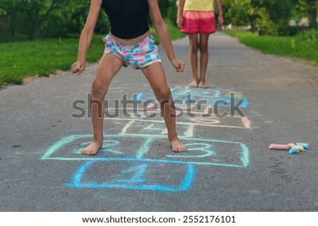 Similar – Foto Bild Junger Mann fährt auf dem Skate und hält Surfbrett.