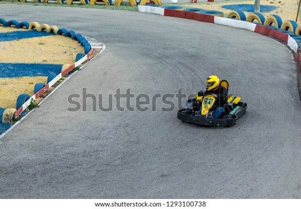 Children\
kart racing or karting of motorsport road\
racing