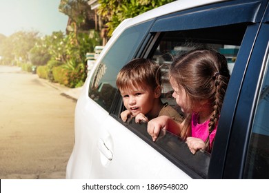 176 Boy leaning out of car window Images, Stock Photos & Vectors ...