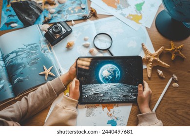 Children learning geography, study concept. - Powered by Shutterstock