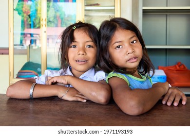 Children At Light House Orphanage In Phnom Penh Cambodia. January 2020