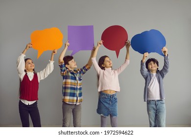 Children New Generation Express Opinions Group Stock Photo 1972594622 ...