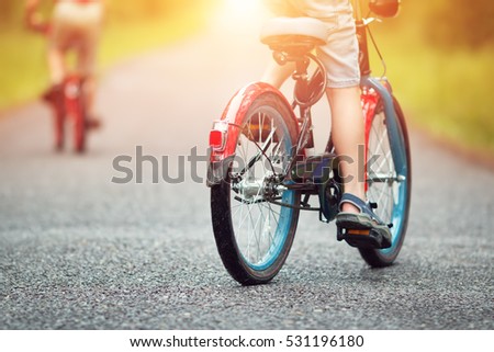 Similar – Image, Stock Photo Sunshine bike Sunlight