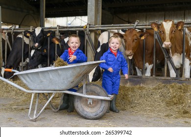 children on the farm