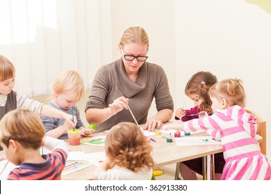 Children are painting  - Powered by Shutterstock