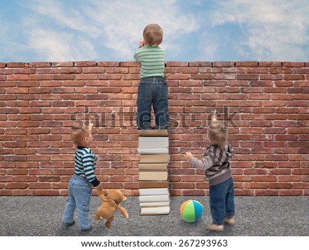 children perceive behind a wall of knowledge
