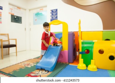 Children play before they see the doctor. blur - Powered by Shutterstock