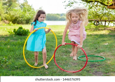 Children Play Hula Hoop Train Their Stock Photo 1446576395 | Shutterstock