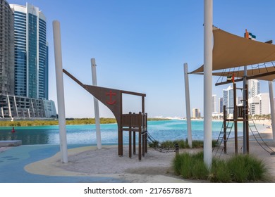 Children Playground At Al Reem Island In Abu Dabi