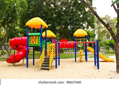 Children Playground In Park