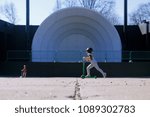 Children playing at the bandshell