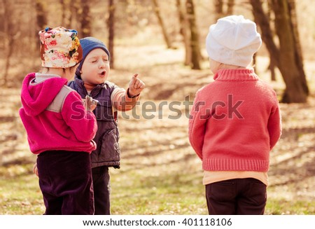 children relationship at spring forest
